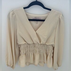 BCBGeneration cream blouse